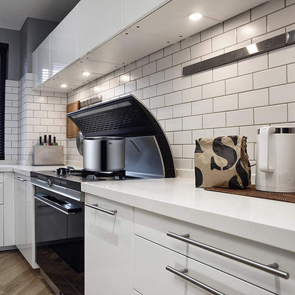 Avelena | Gebürstetes Nickel Moderne Edelstahl Schubladenbeschläge T-Bar Griffe