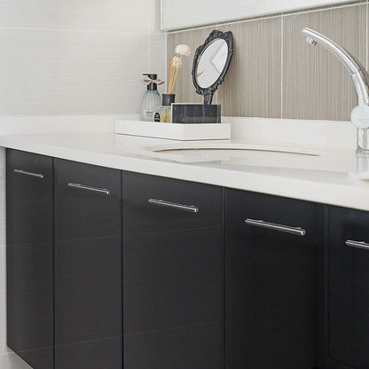 Avelena | Gebürstetes Nickel Moderne Edelstahl Schubladenbeschläge T-Bar Griffe