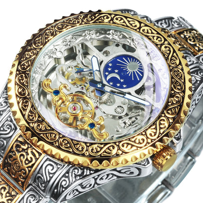 Avelena | Vintage Moon Automatikk Tourbillon Uhr