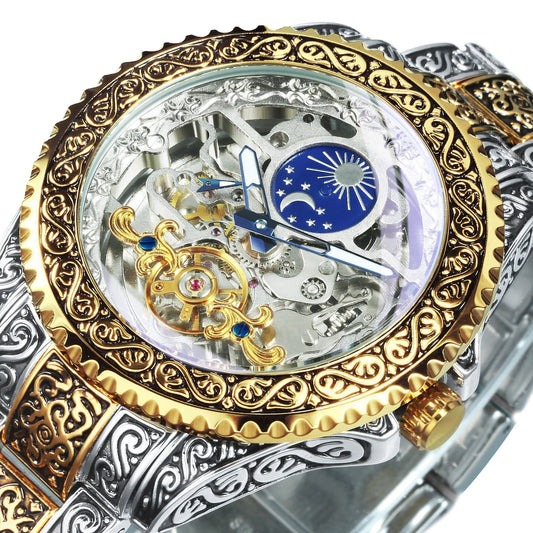 Avelena | Vintage Moon Automatikk Tourbillon Uhr