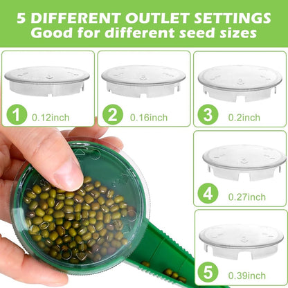 Avelena | SeedMate – Pflanz-Dibber mit 12-Loch-Schablone