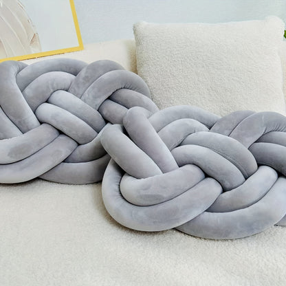 Avelena | Kissen Luxe Plüschkissen mit Knopfdesign