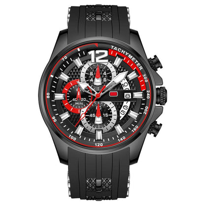 Avelena | Wasserdichte Motorsport-Uhr für Männer mit leuchtend