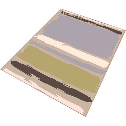 Avelena | Multicolor 3D Optische Illusionen Teppich Polyester Modern Innen Teppich Rutschfeste Rückseite Fleckenresistent Haustierfreundlicher Teppich für Zuhause