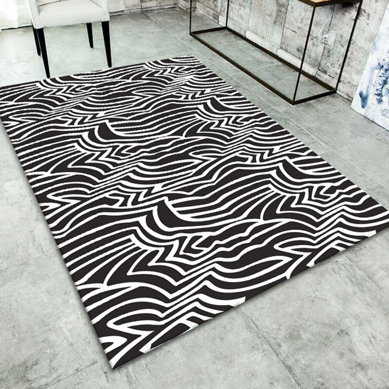 Avelena | Multicolor 3D Optische Illusionen Teppich Polyester Modern Innen Teppich Rutschfeste Rückseite Fleckenresistent Haustierfreundlicher Teppich für Zuhause