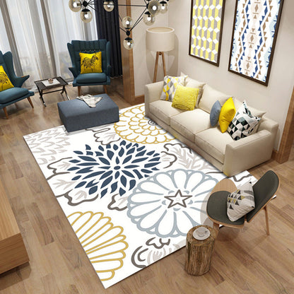 Avelena | Multicolor 3D Optische Illusionen Teppich Polyester Modern Innen Teppich Rutschfeste Rückseite Fleckenresistent Haustierfreundlicher Teppich für Zuhause
