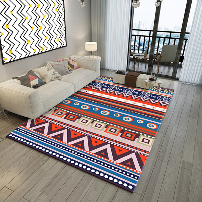 Avelena | Multicolor 3D Optische Illusionen Teppich Polyester Modern Innen Teppich Rutschfeste Rückseite Fleckenresistent Haustierfreundlicher Teppich für Zuhause