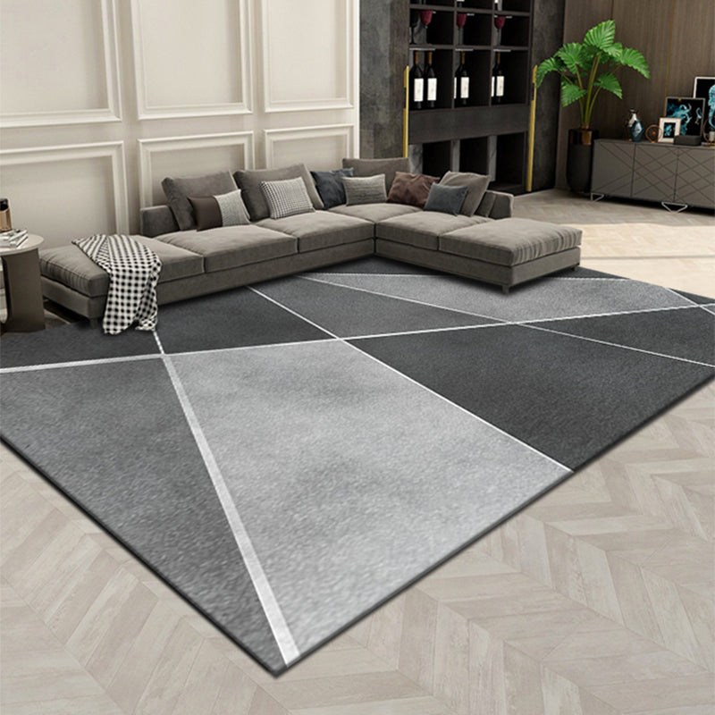 Avelena | Novelty Parlor Teppich Mehrfarbig Geometrisches Muster Innen Teppich Baumwollmischung Rutschfest Haustierfreundlicher Teppich