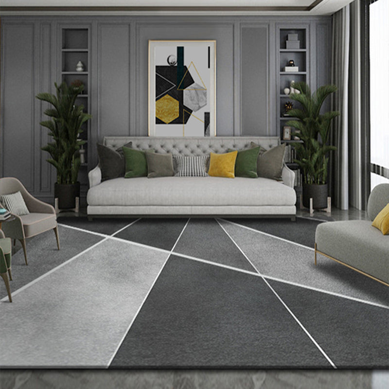 Avelena | Novelty Parlor Teppich Mehrfarbig Geometrisches Muster Innen Teppich Baumwollmischung Rutschfest Haustierfreundlicher Teppich