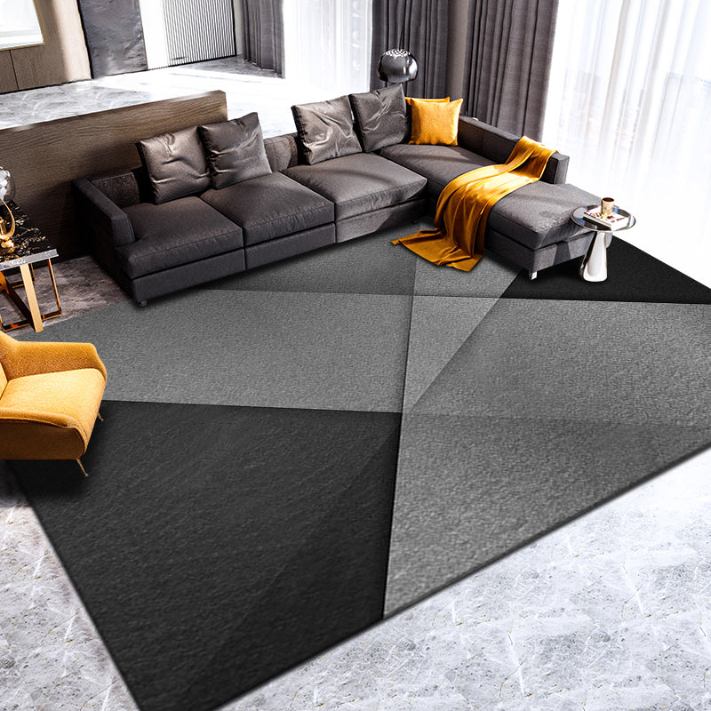 Avelena | Novelty Parlor Teppich Mehrfarbig Geometrisches Muster Innen Teppich Baumwollmischung Rutschfest Haustierfreundlicher Teppich