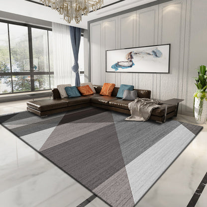 Avelena | Novelty Parlor Teppich Mehrfarbig Geometrisches Muster Innen Teppich Baumwollmischung Rutschfest Haustierfreundlicher Teppich