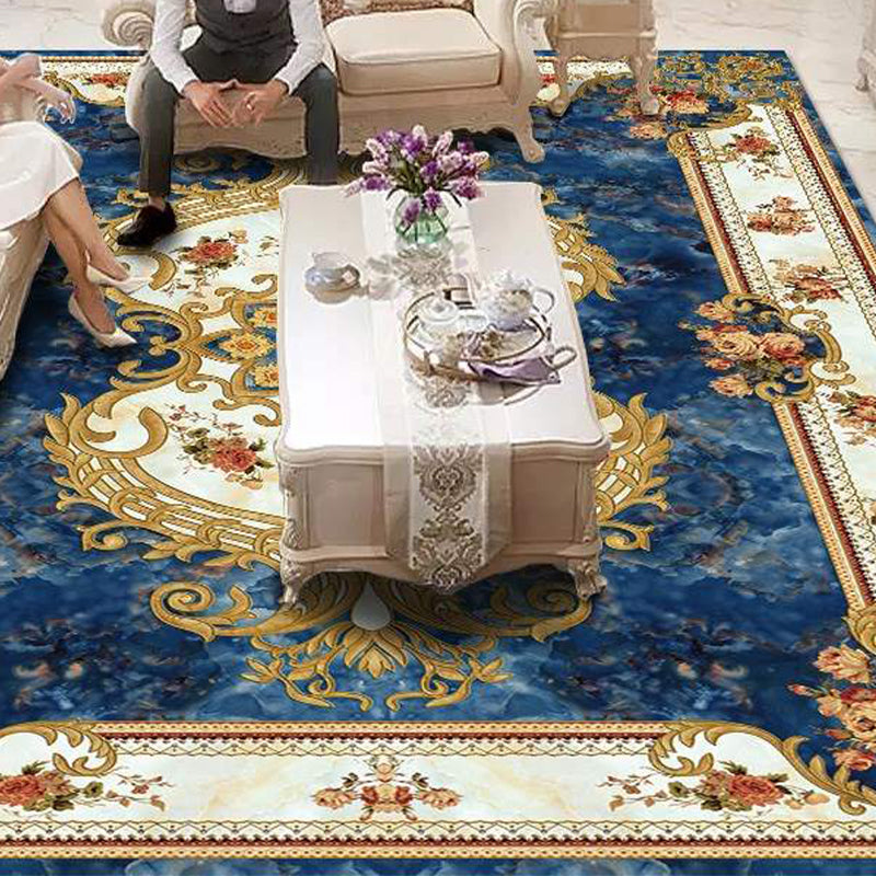 Avelena | Americana Home Teppich Multi Colored Gedruckter Teppich Polyster Rutschfeste Unterlage Pflegeleichter Teppich