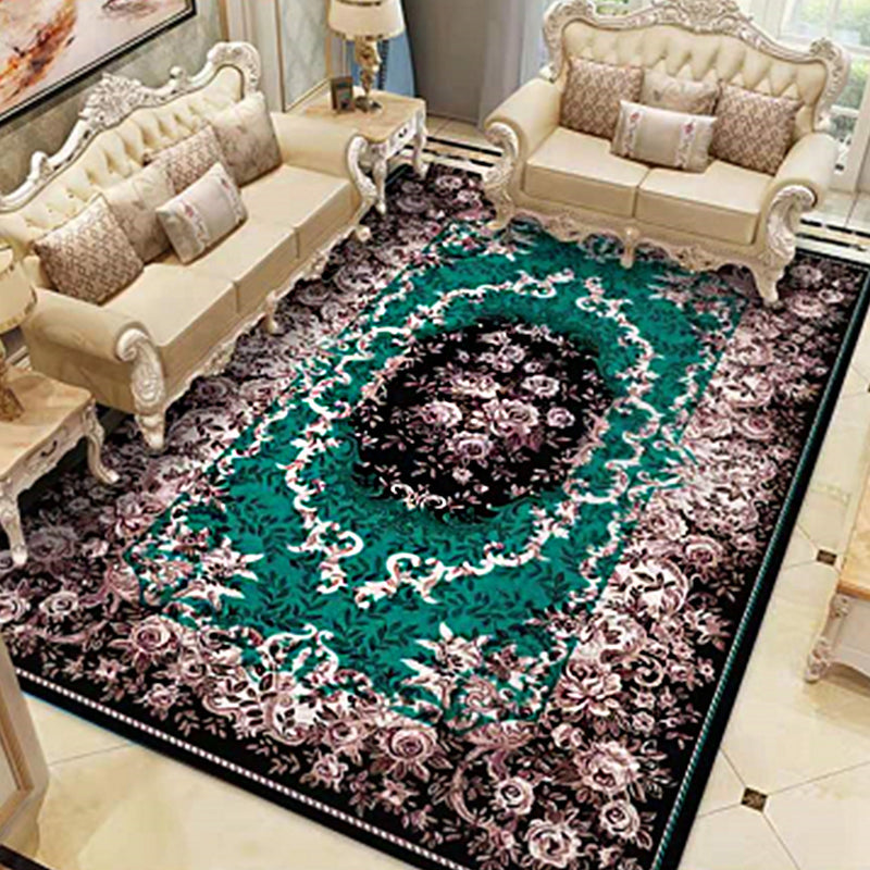 Avelena | Americana Home Teppich Multi Colored Gedruckter Teppich Polyster Rutschfeste Unterlage Pflegeleichter Teppich