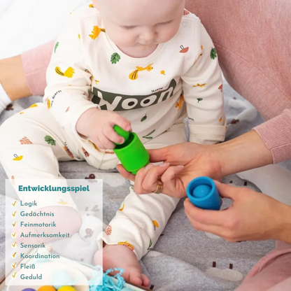 Avelena | Montessori Spielzeug | Motorik & Konzentration | Holz & Kunststoff