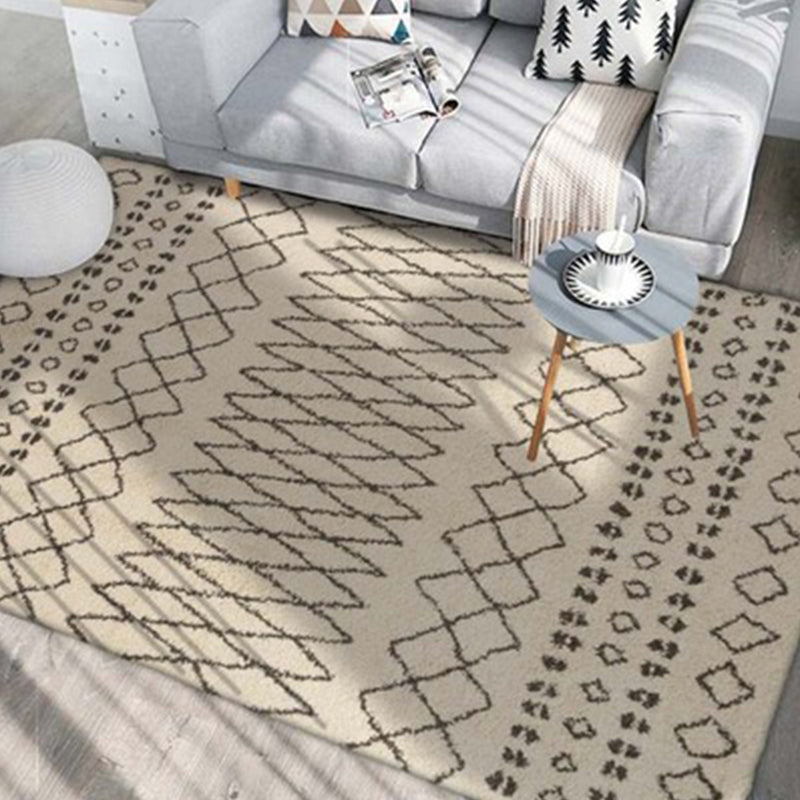 Avelena | Native American Linie Druck Teppich Multi Color Polypropylen Teppich Haustierfreundlich Rutschfeste Rückseite Maschinenwaschbar Teppich für Wohnzimmer