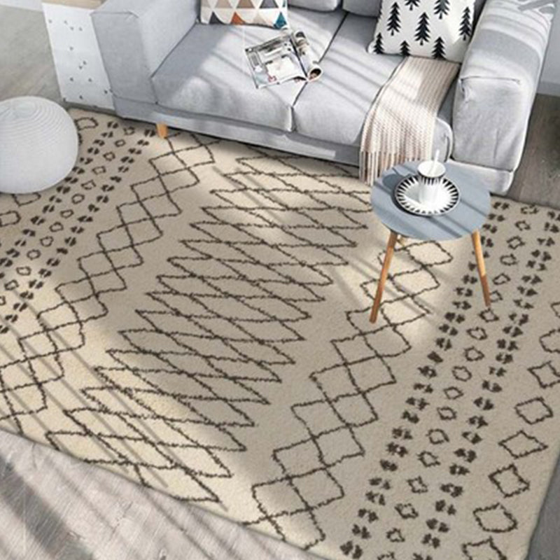 Avelena | Native American Linie Druck Teppich Multi Color Polypropylen Teppich Haustierfreundlich Rutschfeste Rückseite Maschinenwaschbar Teppich für Wohnzimmer