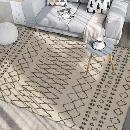 Avelena | Native American Linie Druck Teppich Multi Color Polypropylen Teppich Haustierfreundlich Rutschfeste Rückseite Maschinenwaschbar Teppich für Wohnzimmer