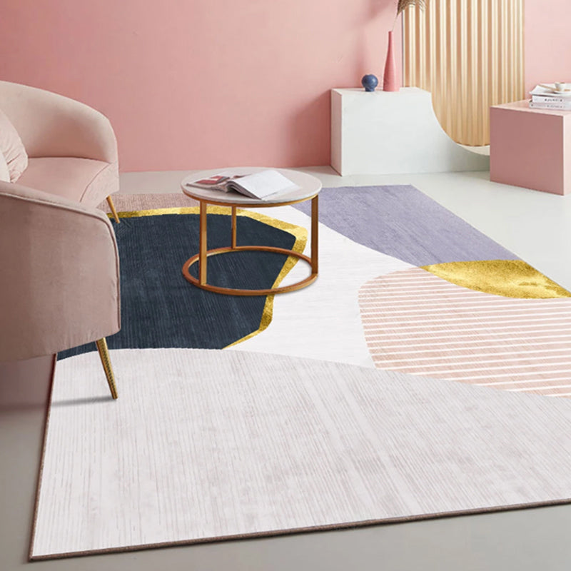 Avelena | Native American Linie Druck Teppich Multi Color Polypropylen Teppich Haustierfreundlich Rutschfeste Rückseite Maschinenwaschbar Teppich für Wohnzimmer