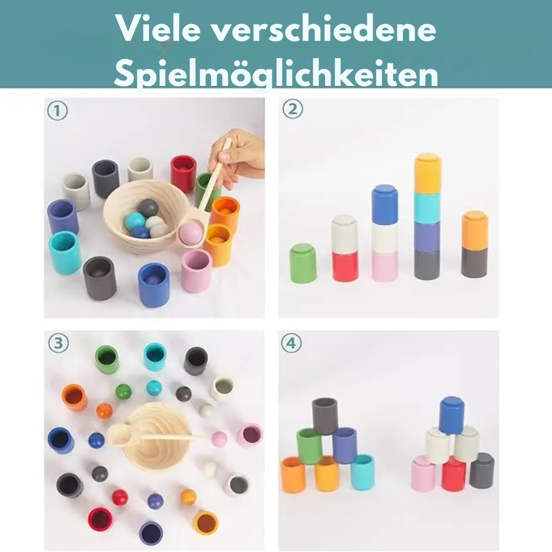 Avelena | Montessori Spielzeug | Motorik & Konzentration | Holz & Kunststoff