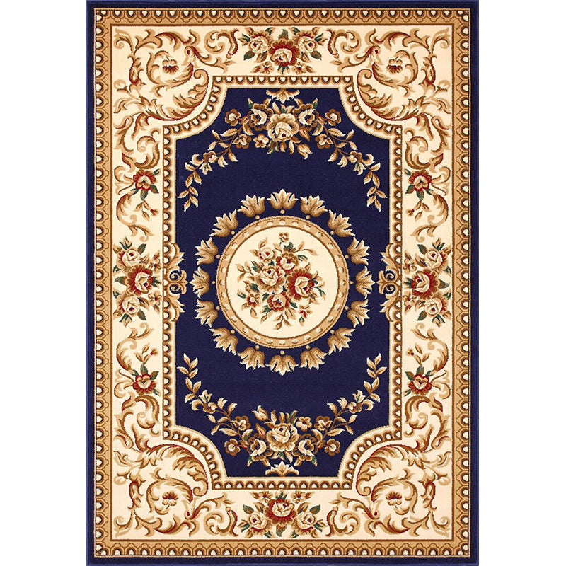 Avelena | Olden Floral Printed Rug Mehrfarbiger Synthetik Bereich Teppich Haustierfreundlich Pflegeleicht Indoor Teppich für das Wohnzimmer