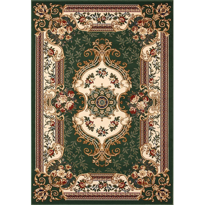 Avelena | Olden Floral Printed Rug Mehrfarbiger Synthetik Bereich Teppich Haustierfreundlich Pflegeleicht Indoor Teppich für das Wohnzimmer
