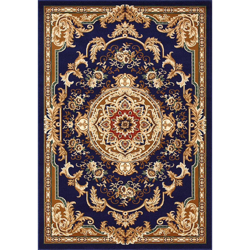 Avelena | Olden Floral Printed Rug Mehrfarbiger Synthetik Bereich Teppich Haustierfreundlich Pflegeleicht Indoor Teppich für das Wohnzimmer