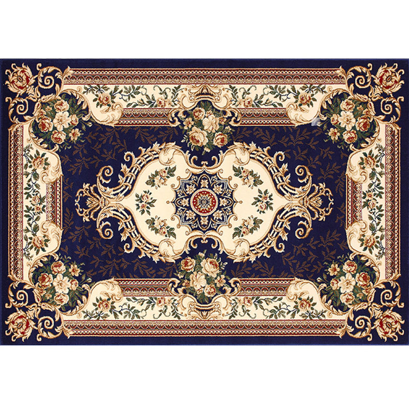 Avelena | Olden Floral Printed Rug Mehrfarbiger Synthetik Bereich Teppich Haustierfreundlich Pflegeleicht Indoor Teppich für das Wohnzimmer
