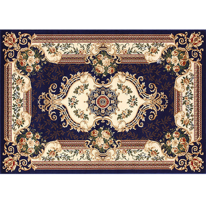Avelena | Olden Floral Printed Rug Mehrfarbiger Synthetik Bereich Teppich Haustierfreundlich Pflegeleicht Indoor Teppich für das Wohnzimmer