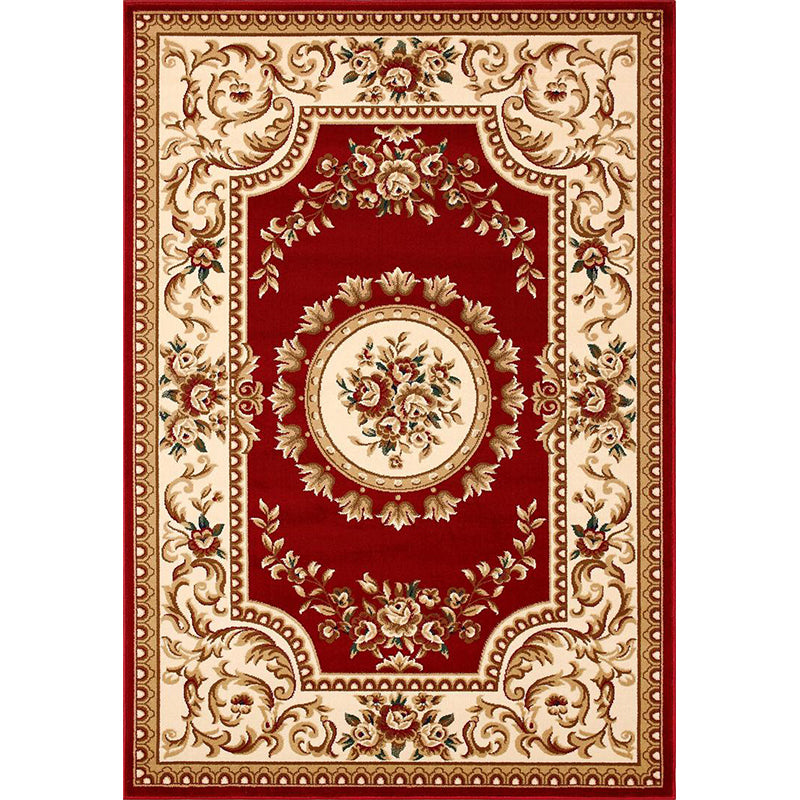 Avelena | Olden Floral Printed Rug Mehrfarbiger Synthetik Bereich Teppich Haustierfreundlich Pflegeleicht Indoor Teppich für das Wohnzimmer