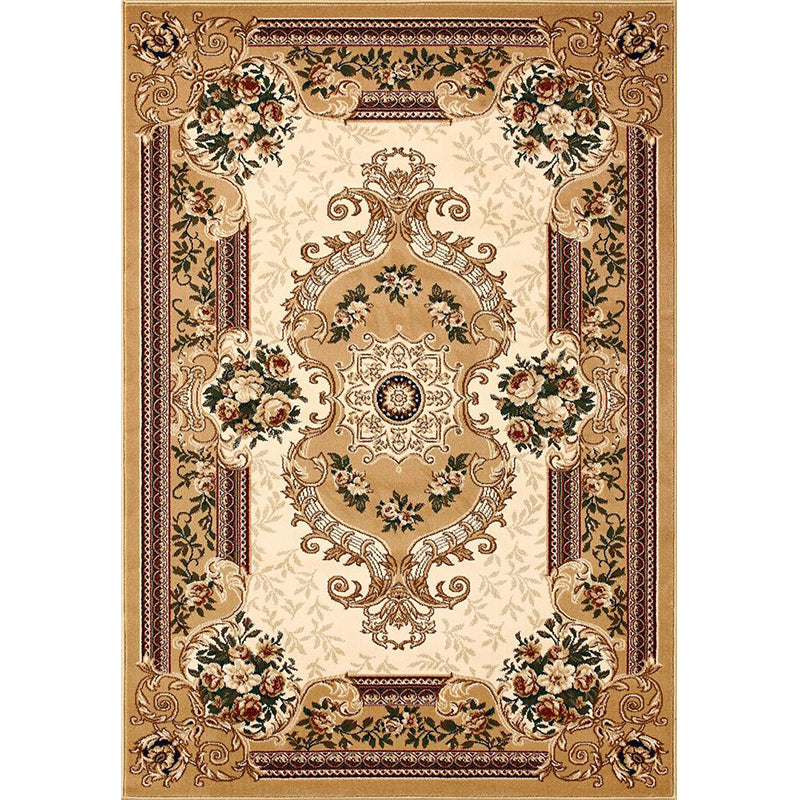 Avelena | Olden Floral Printed Rug Mehrfarbiger Synthetik Bereich Teppich Haustierfreundlich Pflegeleicht Indoor Teppich für das Wohnzimmer