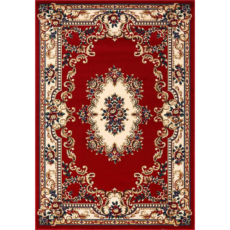 Avelena | Olden Floral Printed Rug Mehrfarbiger Synthetik Bereich Teppich Haustierfreundlich Pflegeleicht Indoor Teppich für das Wohnzimmer
