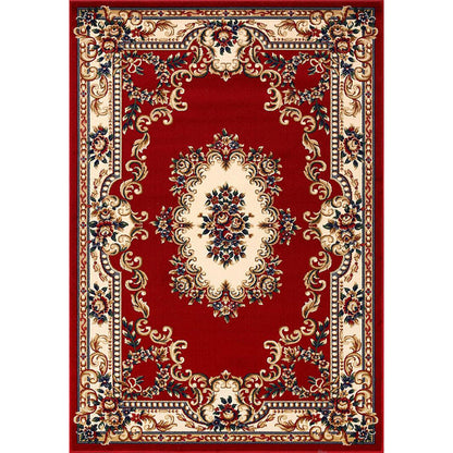 Avelena | Olden Floral Printed Rug Mehrfarbiger Synthetik Bereich Teppich Haustierfreundlich Pflegeleicht Indoor Teppich für das Wohnzimmer
