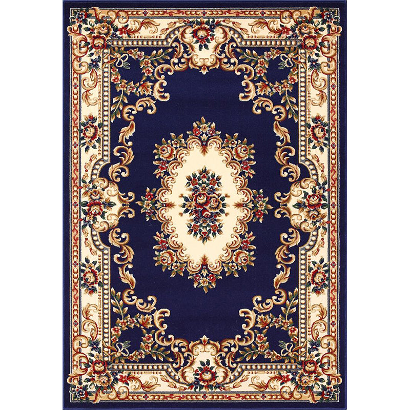 Avelena | Olden Floral Printed Rug Mehrfarbiger Synthetik Bereich Teppich Haustierfreundlich Pflegeleicht Indoor Teppich für das Wohnzimmer