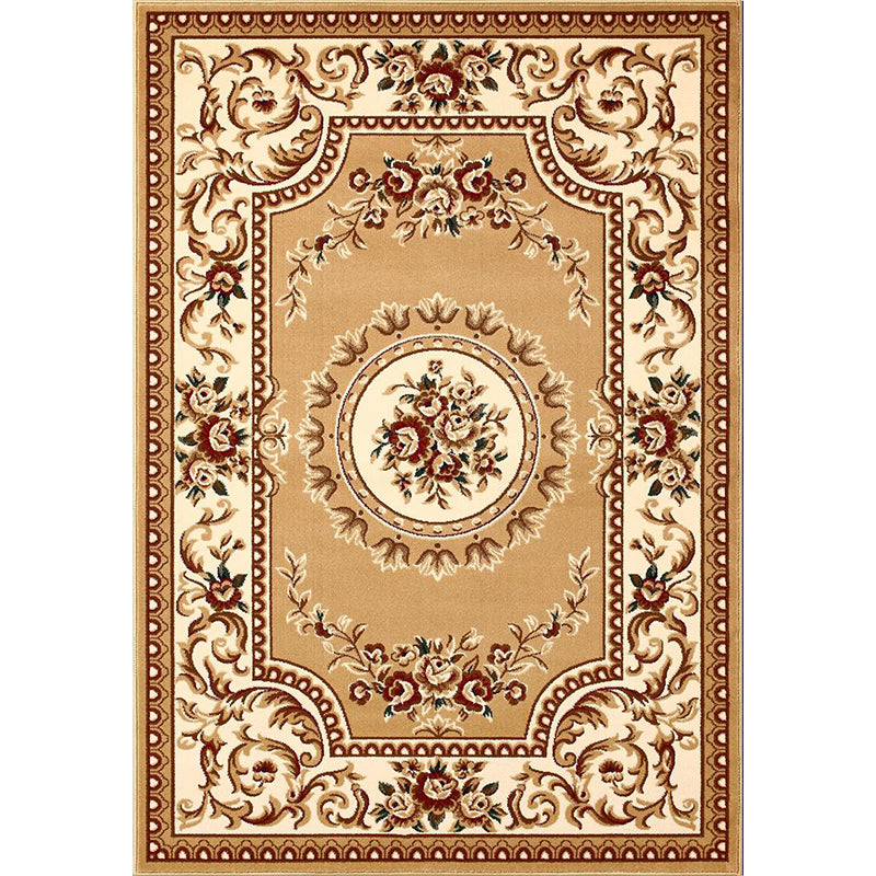 Avelena | Olden Floral Printed Rug Mehrfarbiger Synthetik Bereich Teppich Haustierfreundlich Pflegeleicht Indoor Teppich für das Wohnzimmer