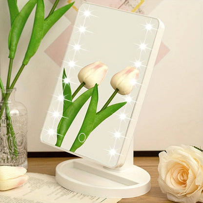 Avelena | Tragbarer Makeup Spiegel mit 16 Led'S