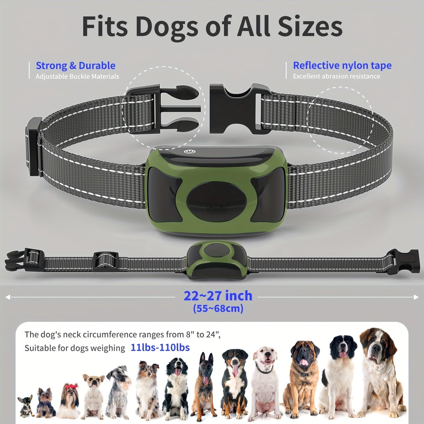 Avelena | TailCoach | Sanftes Hundehalsband mit USB-Aufladung und Vibration