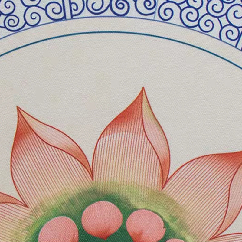 Avelena | Oriental Wohnzimmerteppich Mehrfarbiger Floral Druck Innen Teppich Polypropylen Antiskid Waschbar Pflegeleicht Teppich