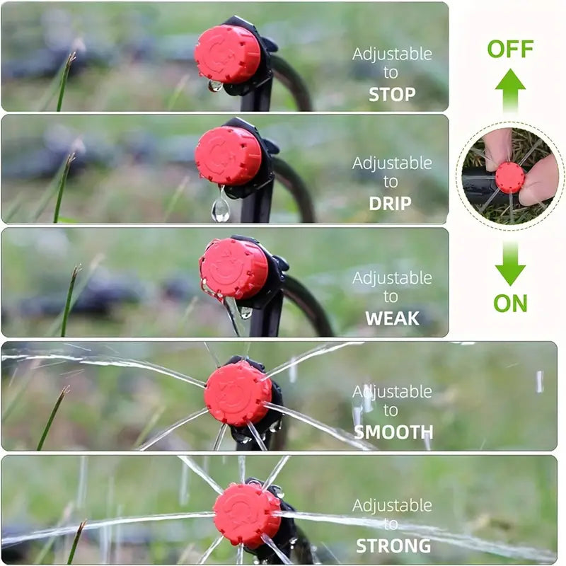 Avelena | Verstellbare Tropfdüse – Sprühdüse für Gartenbewässerungssysteme