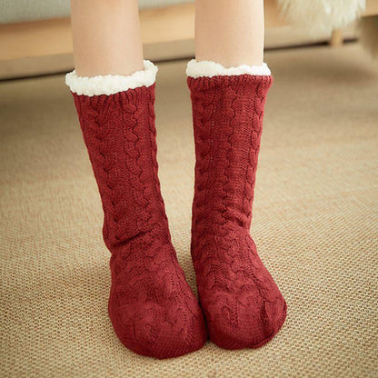 Avelena | Ultra-Plüsch Weiche Rutschfeste Socken, 1 Paar