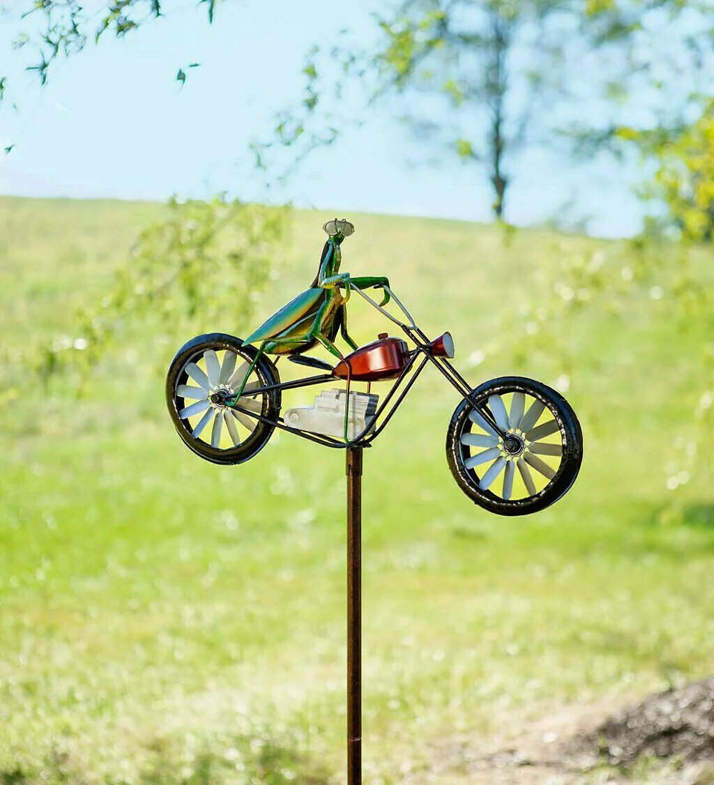 Avelena | [ 49% Rabatt] Vintage Fahrrad Metall Windspiel