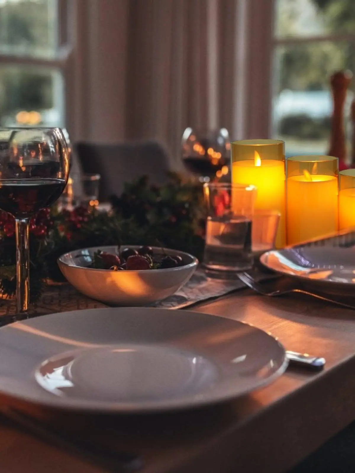 Avelena | Batteriebetriebene LED-Teelichter mit warmweißem Flackereffekt