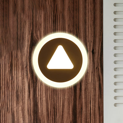 Avelena | Schlanke Panel-Wandleuchte Hübsche Acryl-Wandleuchte In Weiß für Kindergarten Baby Schlafzimmer