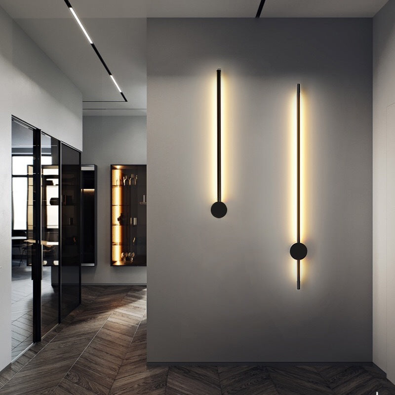 Avelena | Slim Rod Treppen-Wandleuchte Lampe Aluminium Minimalist Led Wandmontierte Beleuchtungseinheit