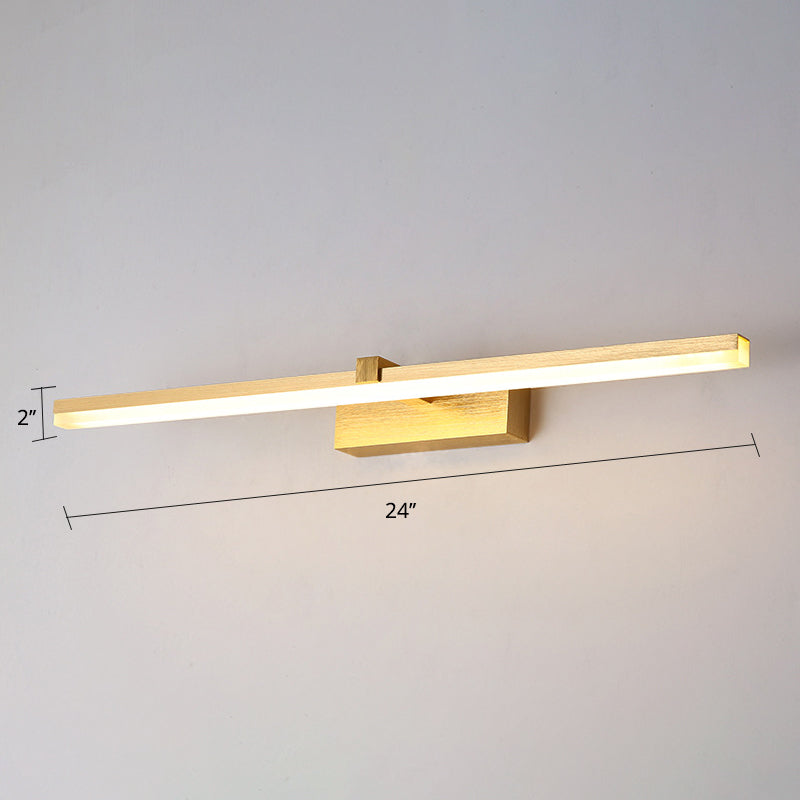 Avelena | Goldene Badezimmerlampe LED Modernes Design
