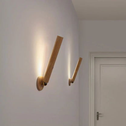 Avelena | SpinStrahl Drehbare Lampe aus Holz