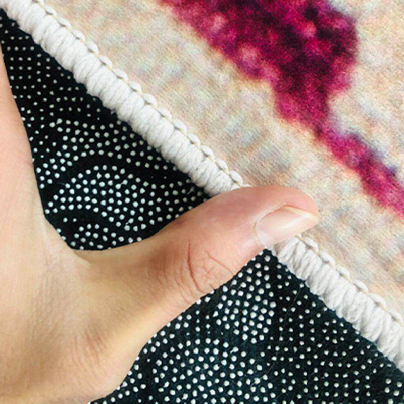 Avelena | Multi Color Geometric Print Teppich Baumwollmischung Persischer Bereich Teppich Rutschfeste Rückenseite Pflegeleicht Indoor Teppich für das Wohnzimmer