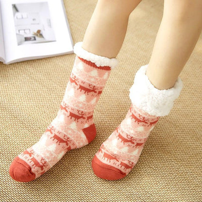 Avelena | Ultra-Plüsch Weiche Rutschfeste Socken, 1 Paar