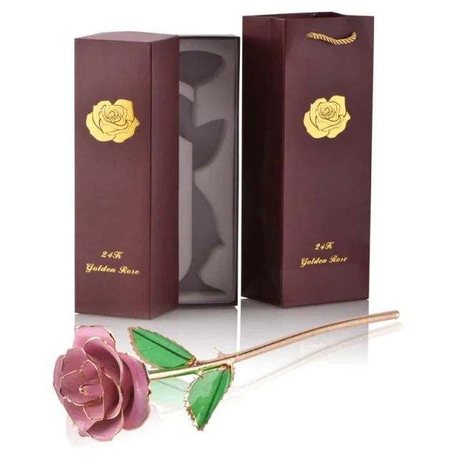 Avelena | 24k Gold Getauchte Ewige Rose
