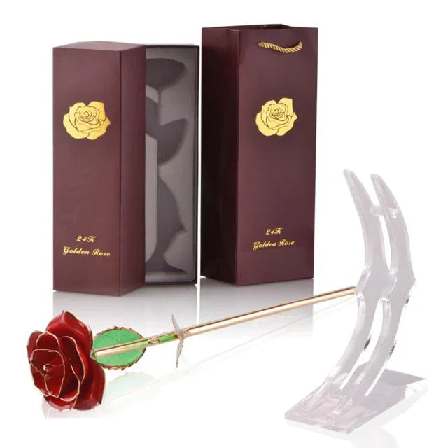 Avelena | 24k Gold Getauchte Ewige Rose