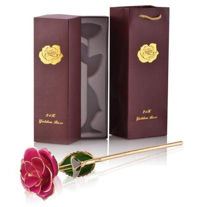 Avelena | 24k Gold Getauchte Ewige Rose